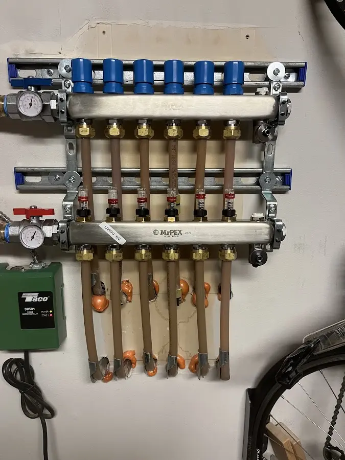 Plumber performing Water Heater Repair at a residential property in Chestnuthill